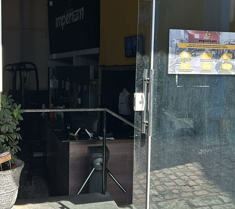 Imagem da estrutura da academia