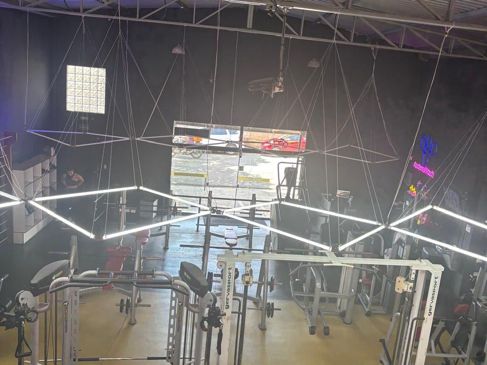 Imagem da estrutura da academia