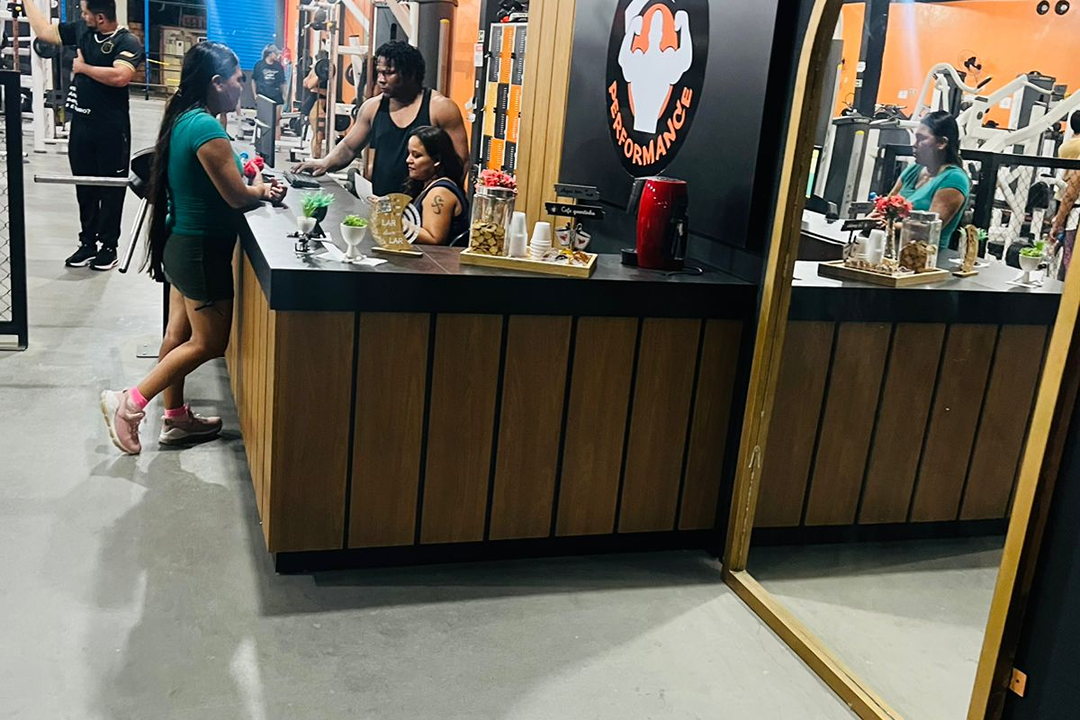 Imagem da estrutura da academia