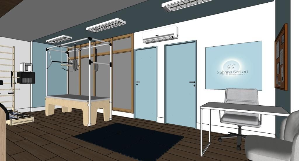 Imagem da estrutura da academia