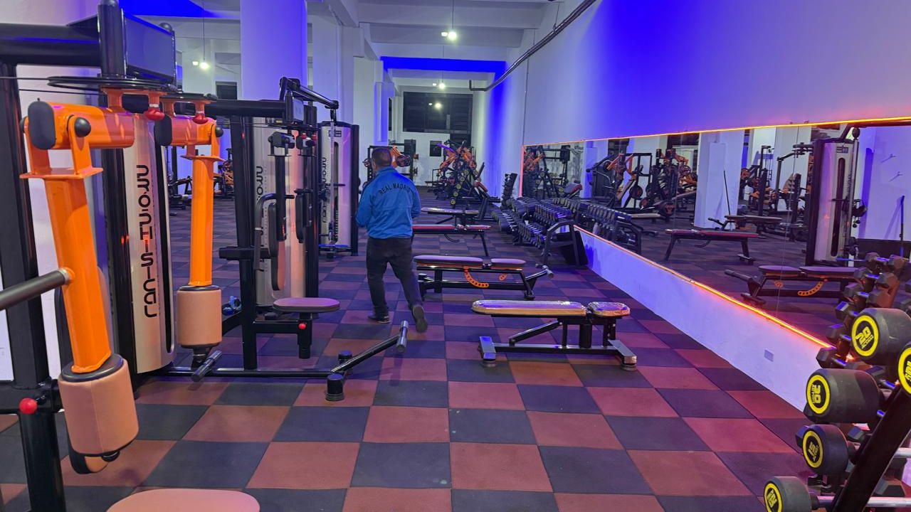 Imagem da estrutura da academia