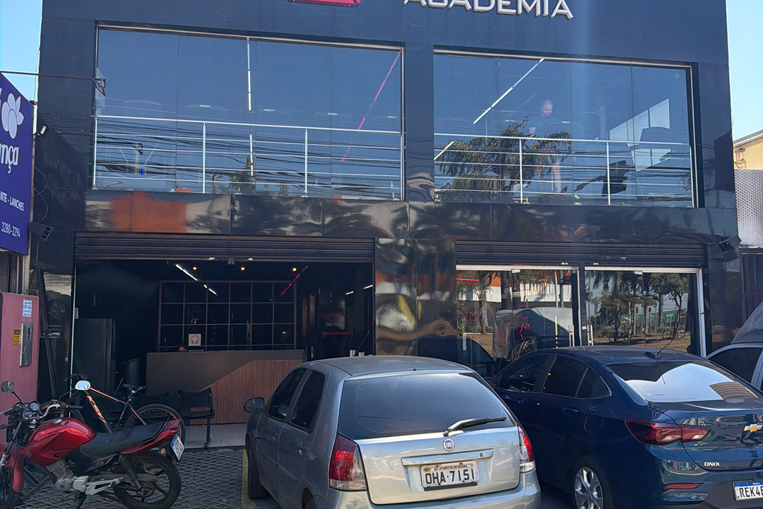 Imagem da estrutura da academia