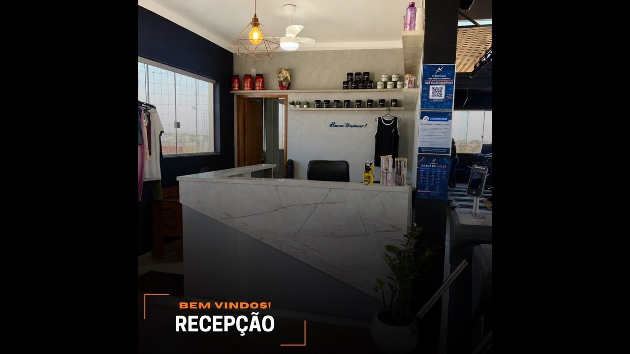 Imagem da estrutura da academia