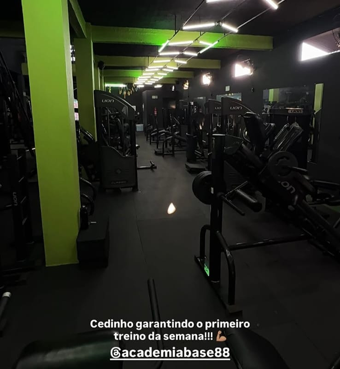 Imagem da estrutura da academia