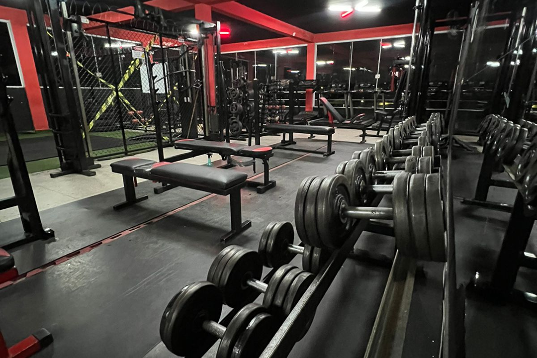 Imagem da estrutura da academia