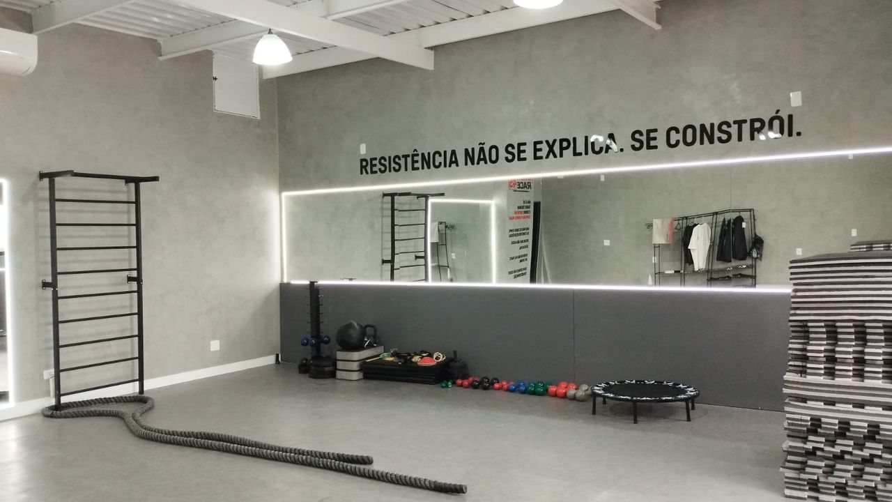 Imagem da estrutura da academia