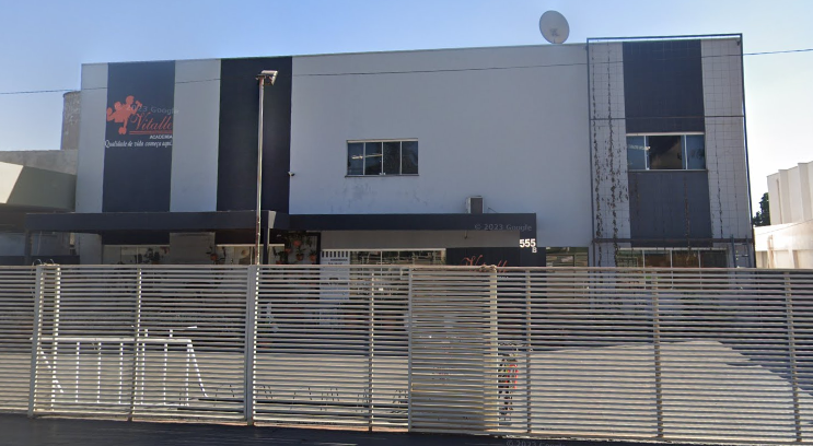 Imagem da estrutura da academia