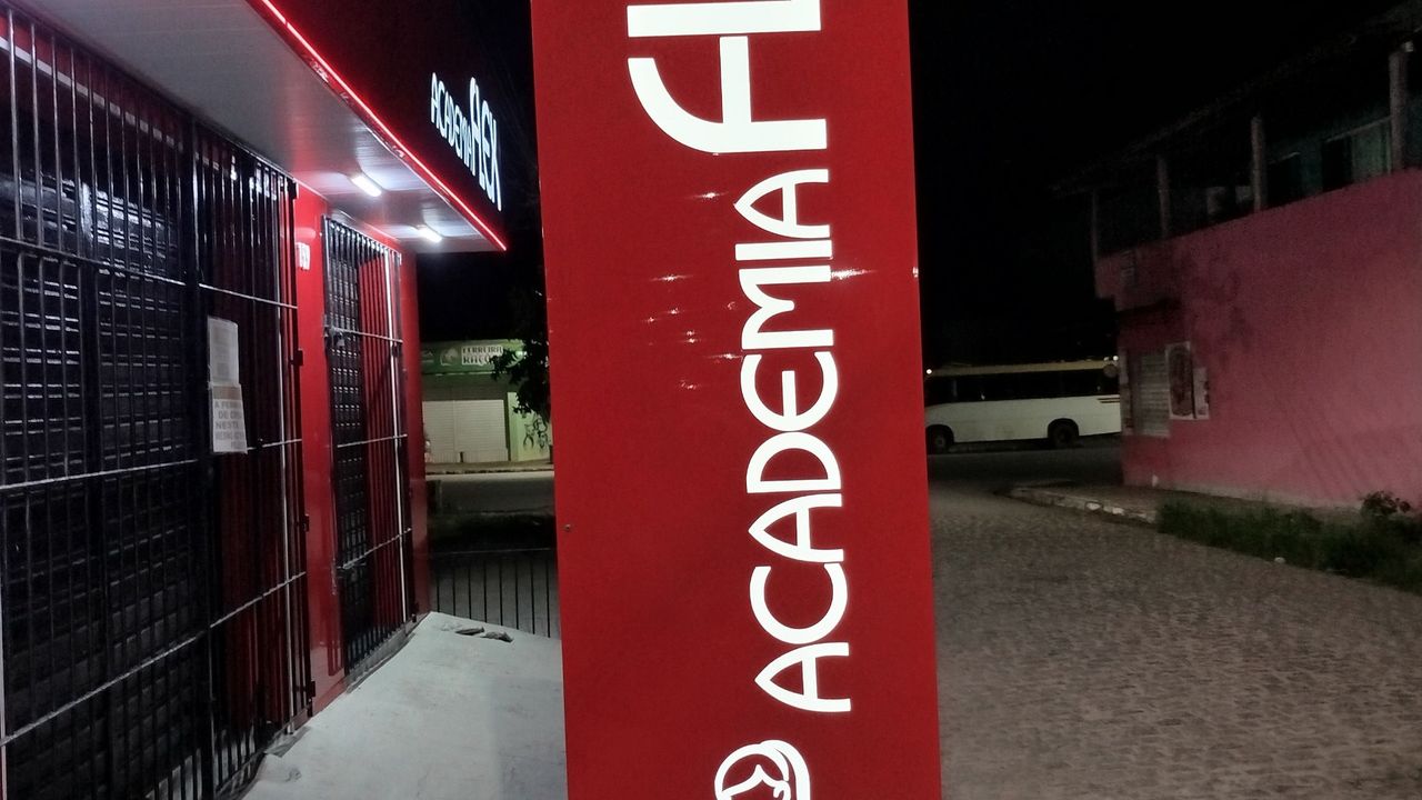 Imagem da estrutura da academia
