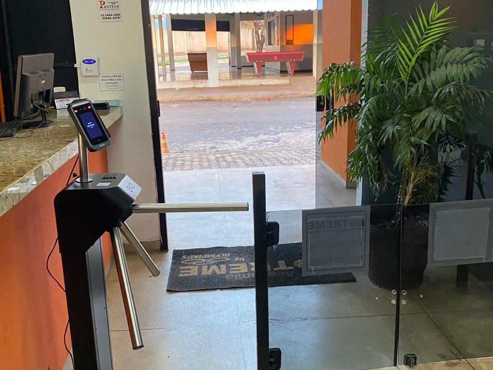 Imagem da estrutura da academia