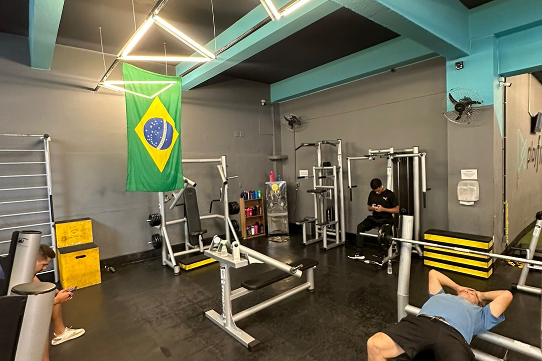 Imagem da estrutura da academia