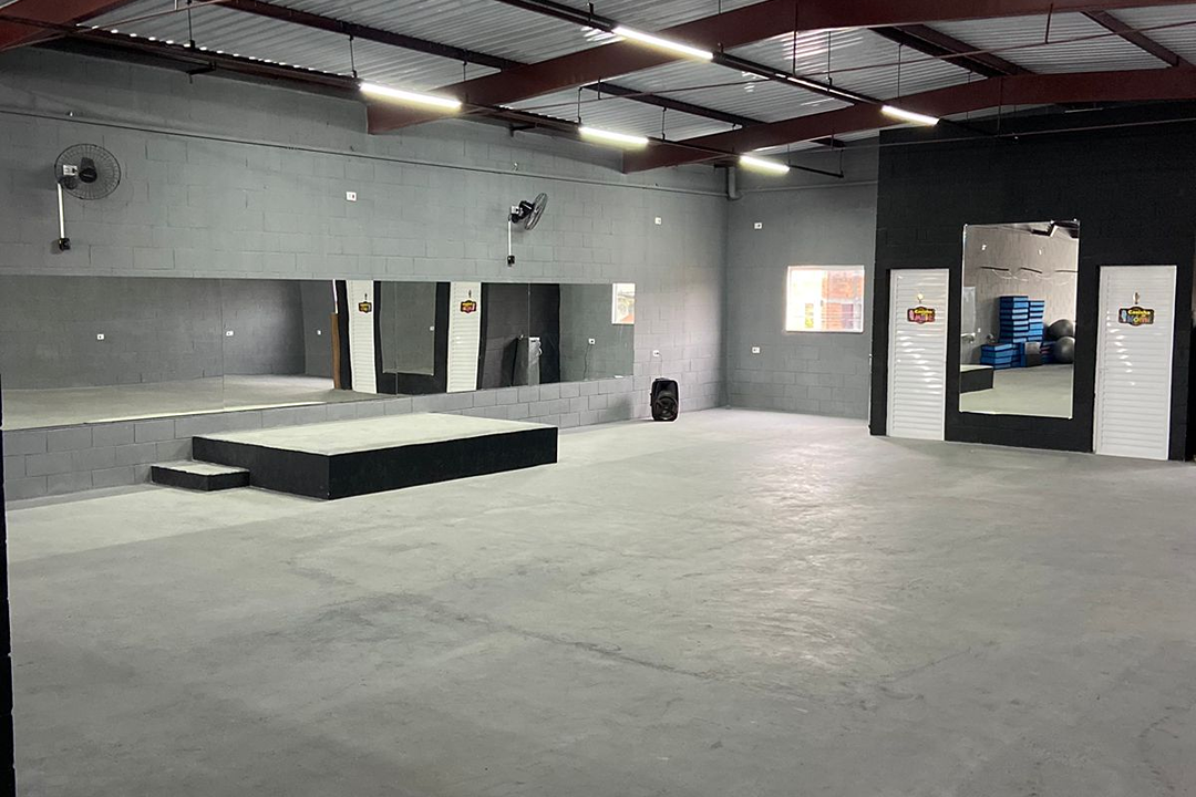 Imagem da estrutura da academia