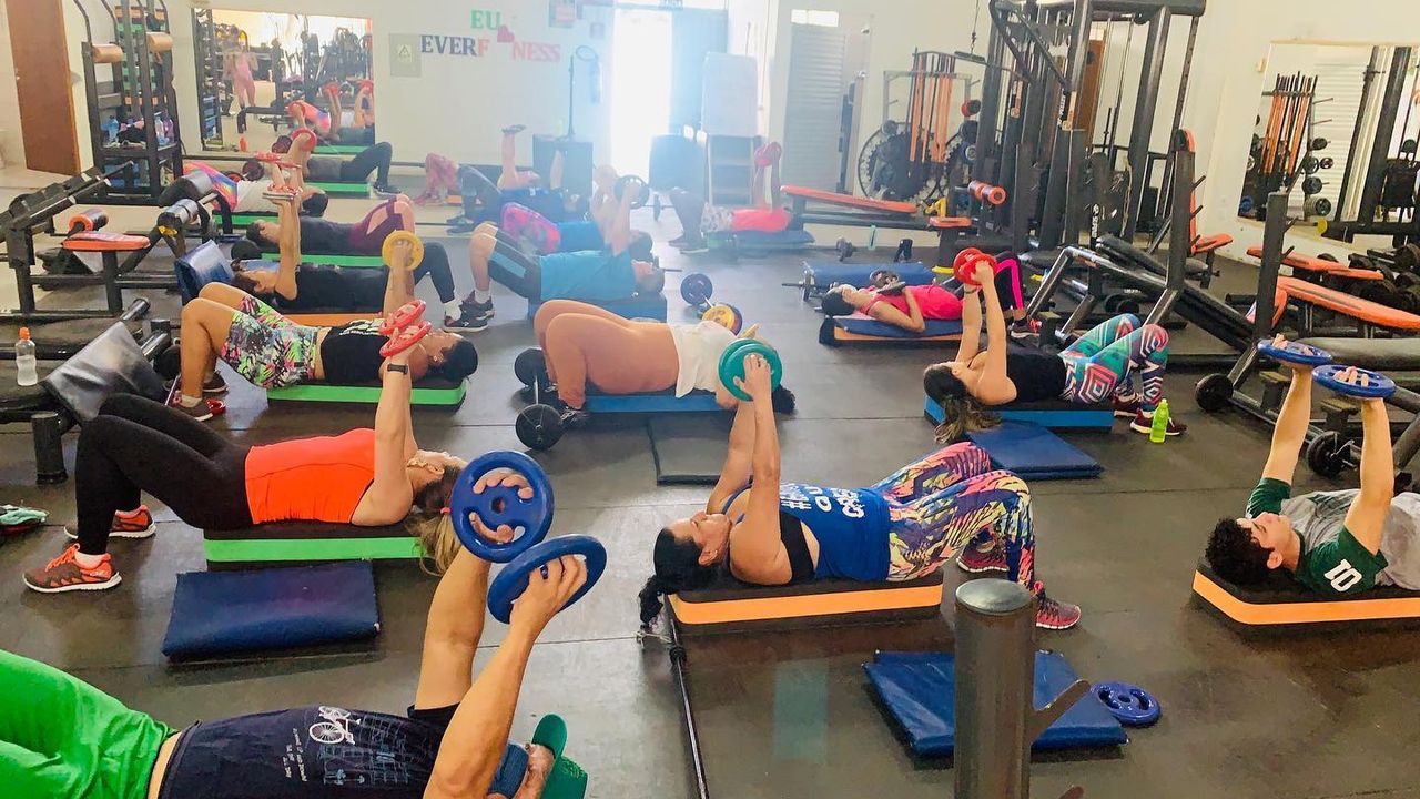 Imagem da estrutura da academia