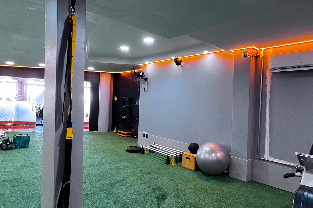 Imagem da estrutura da academia
