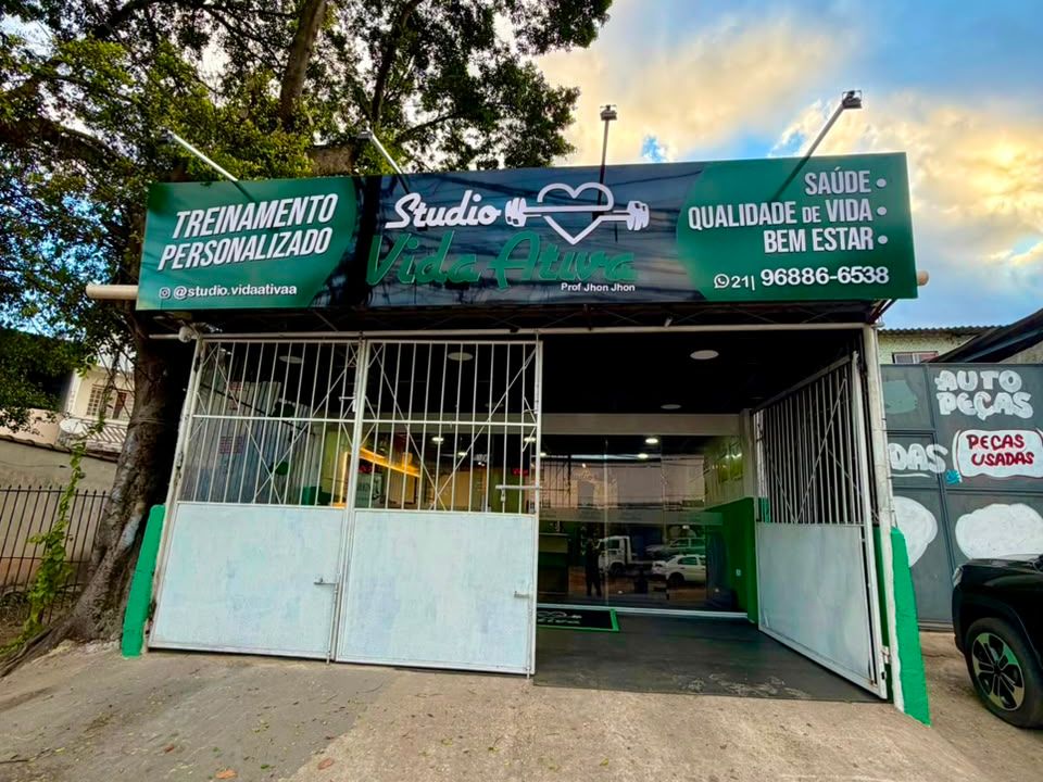 Imagem da estrutura da academia