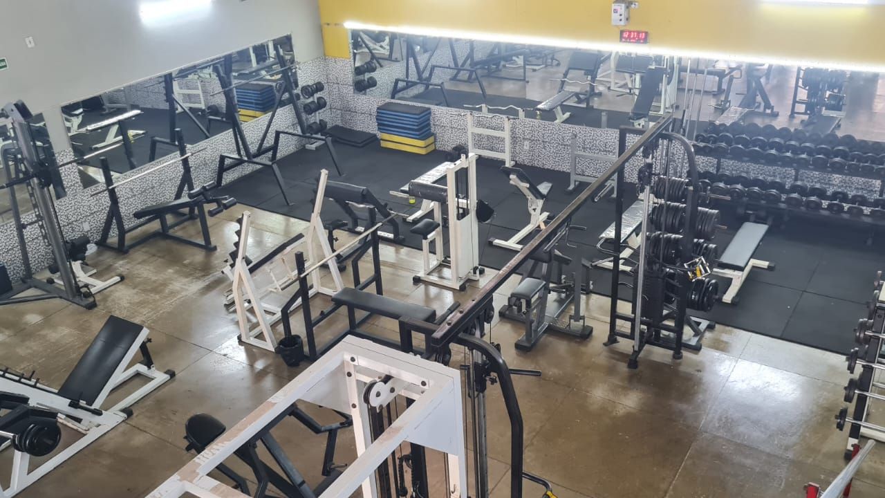Imagem da estrutura da academia