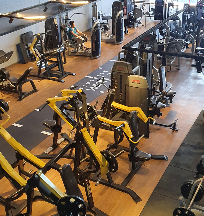 Imagem da estrutura da academia