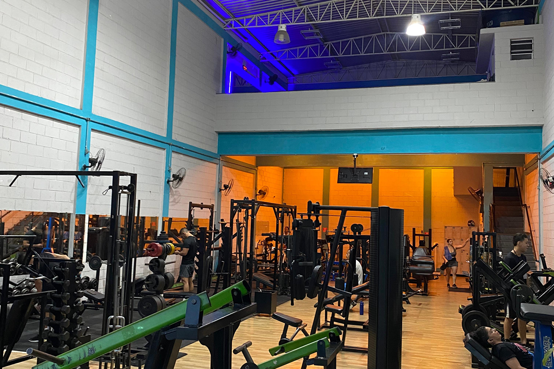 Imagem da estrutura da academia