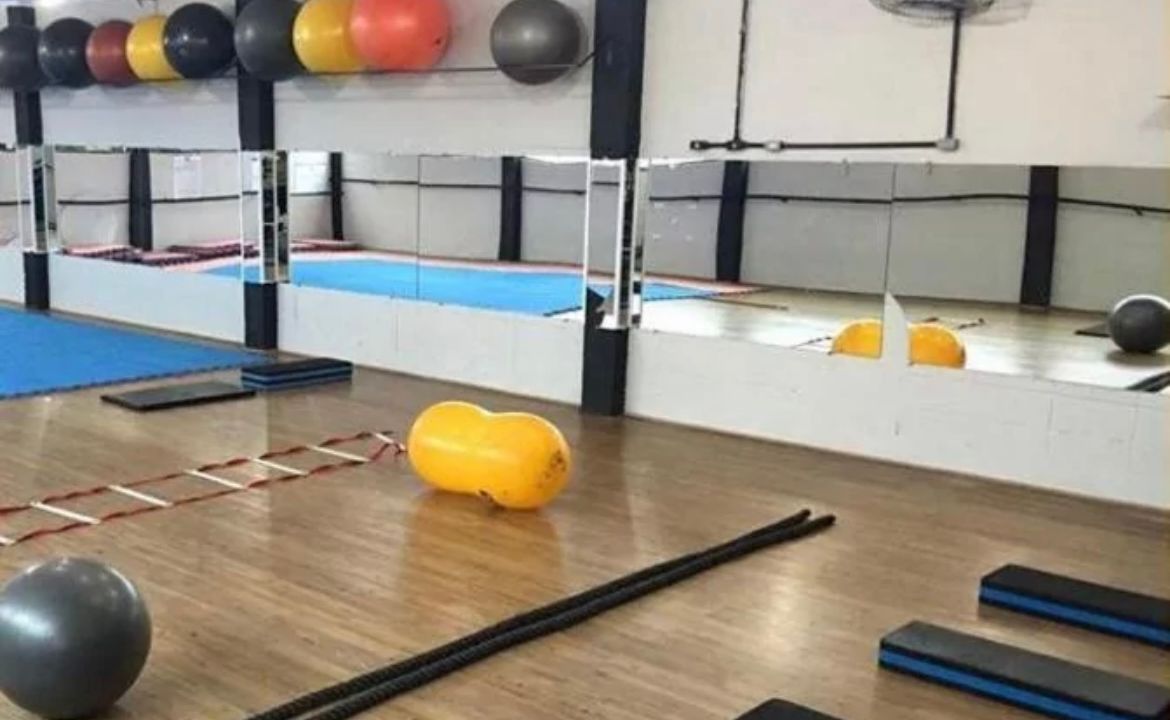 Imagem da estrutura da academia