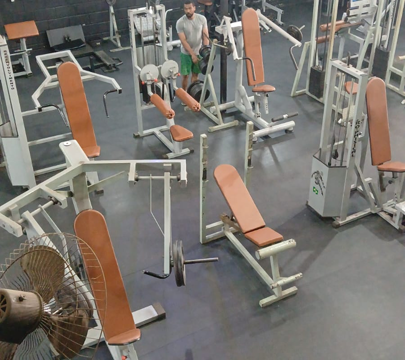 Imagem da estrutura da academia