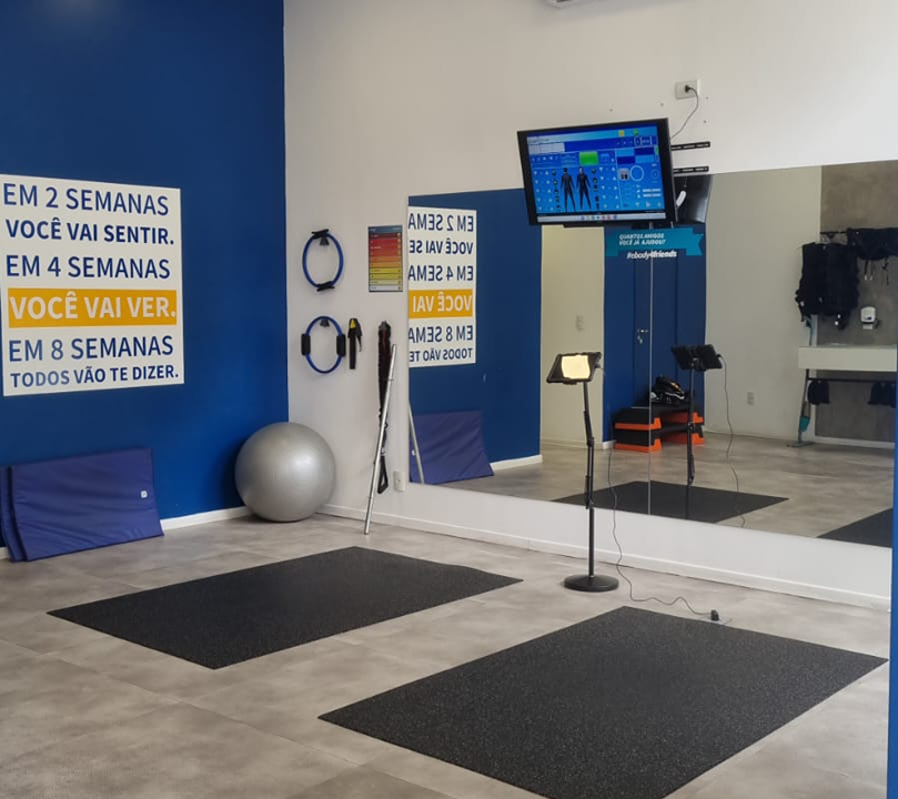 Imagem da estrutura da academia
