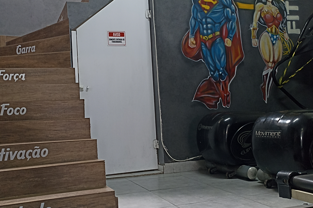 Imagem da estrutura da academia