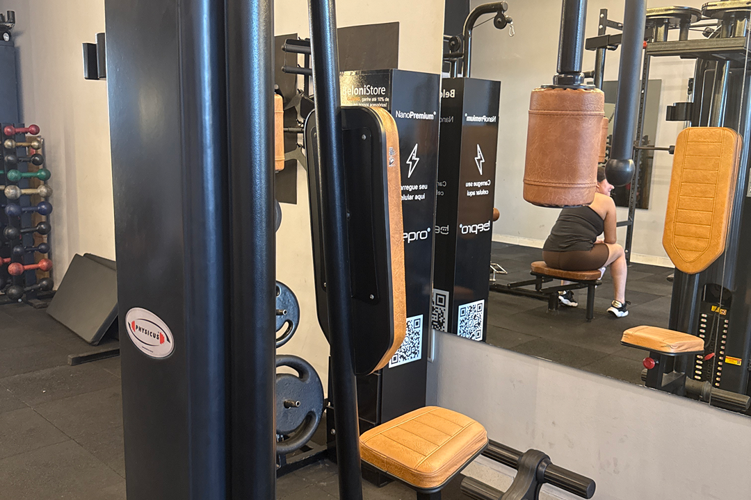 Imagem da estrutura da academia