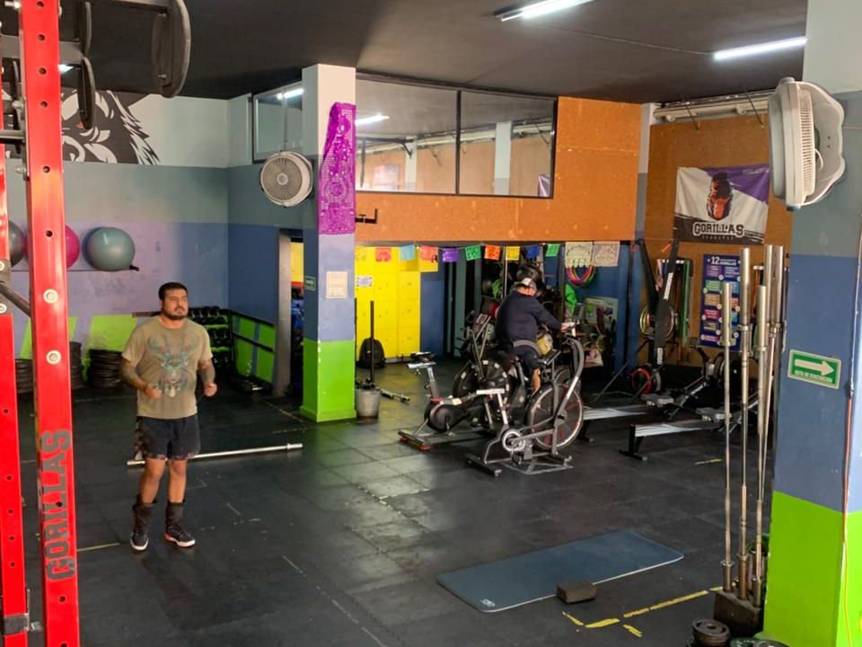 Imagem da estrutura da academia