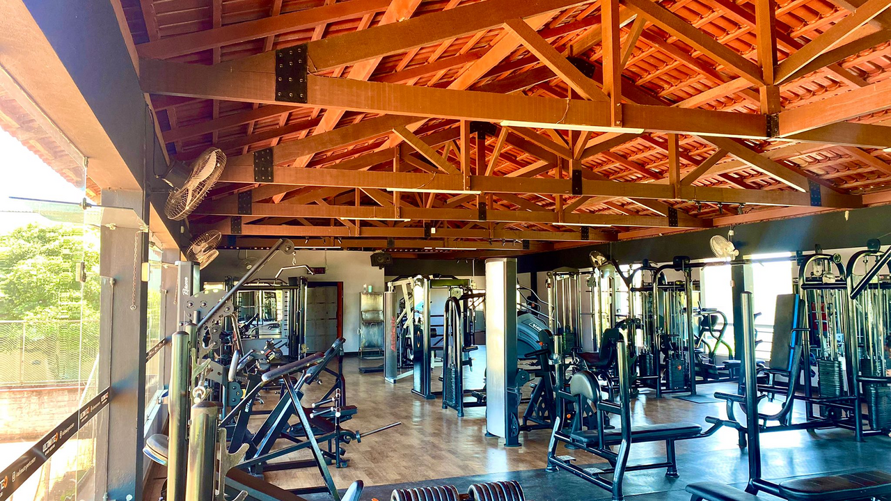 Imagem da estrutura da academia