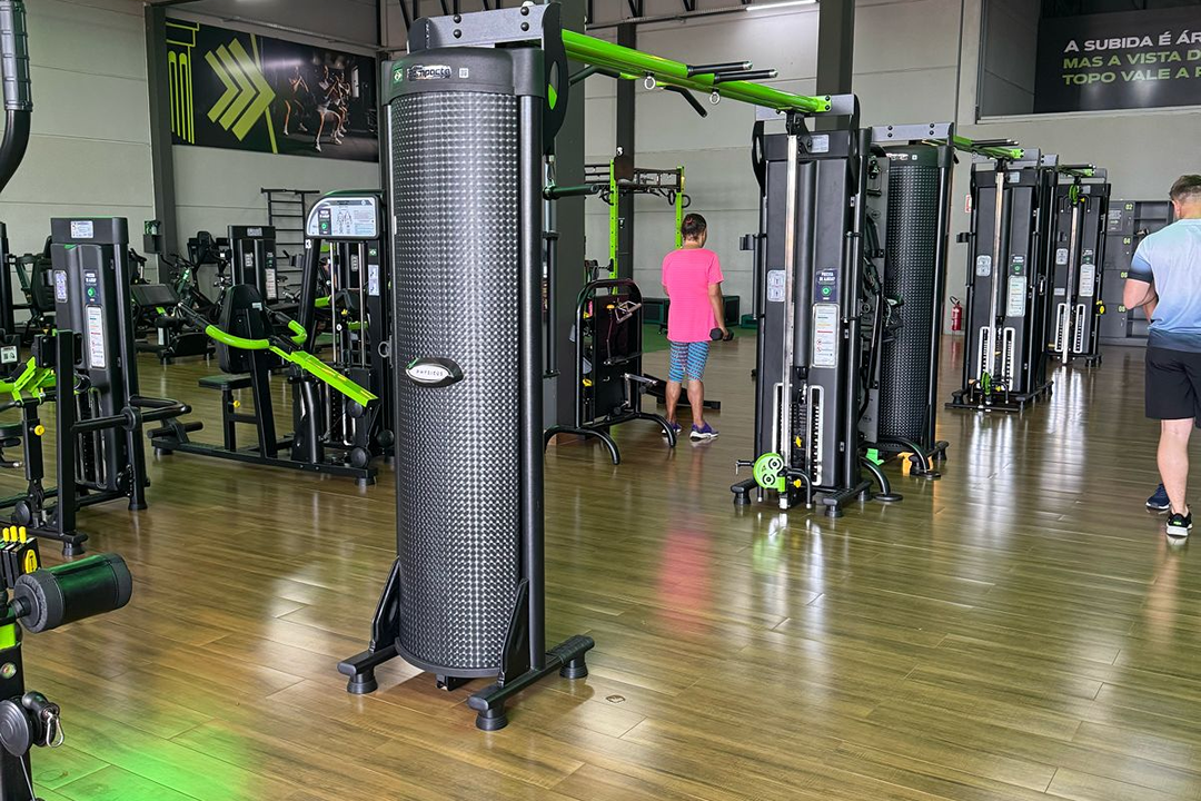 Imagem da estrutura da academia