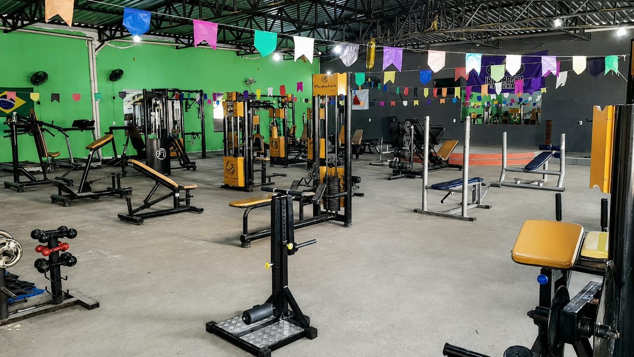 Imagem da estrutura da academia
