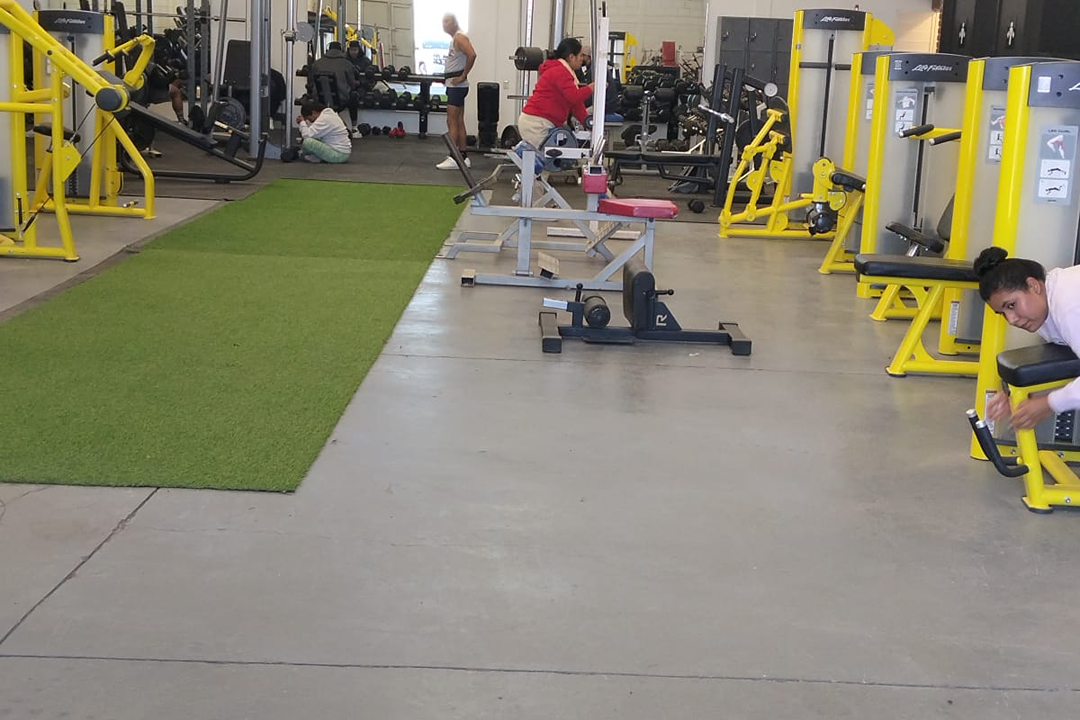 Imagem da estrutura da academia