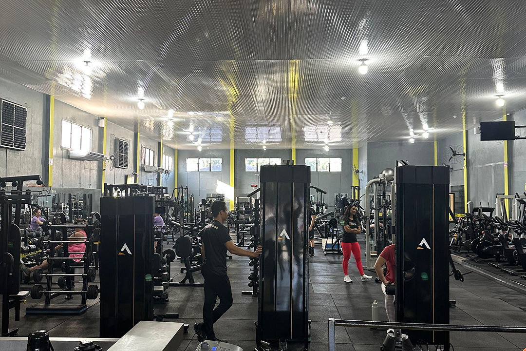 Imagem da estrutura da academia