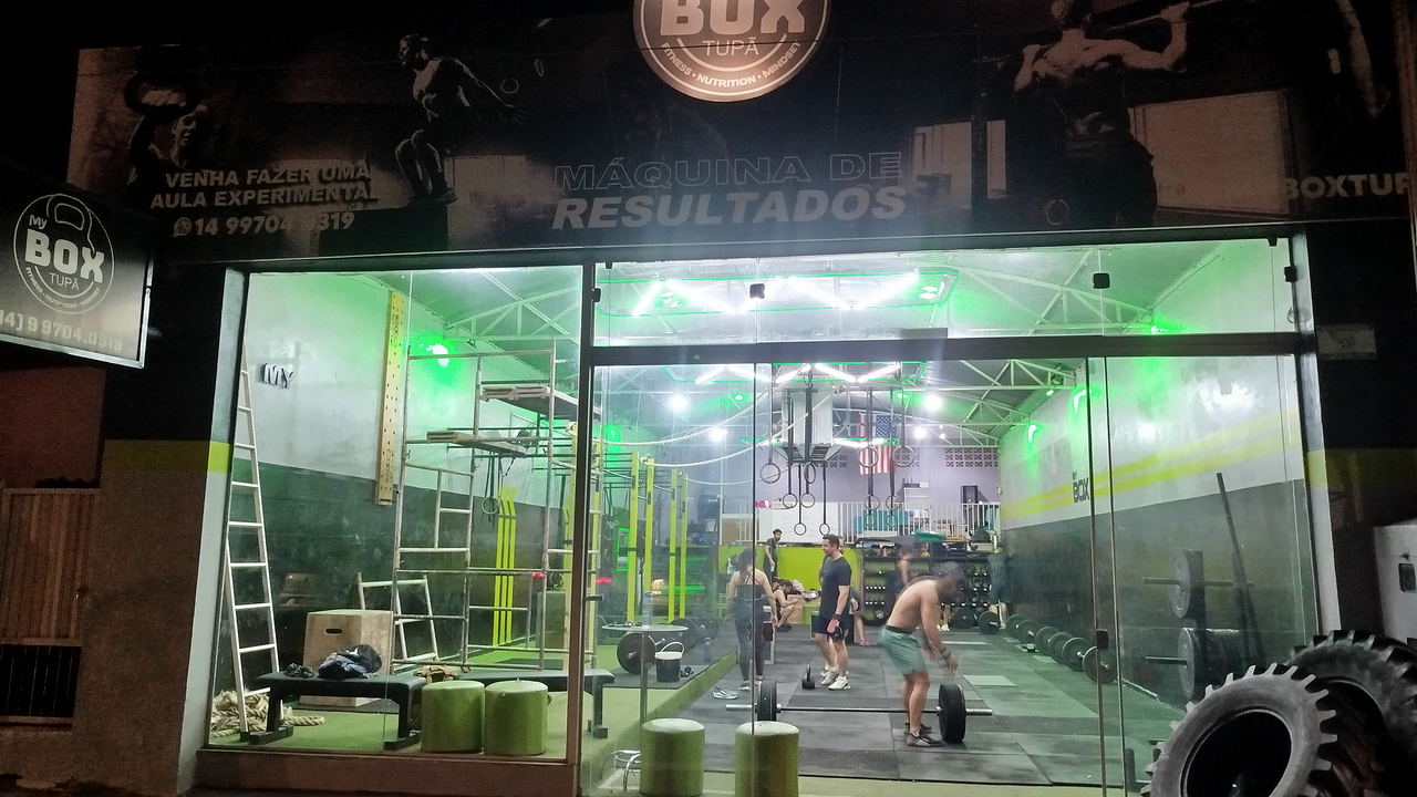 Imagem da estrutura da academia