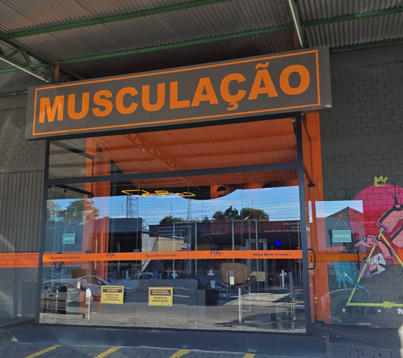 Imagem da estrutura da academia