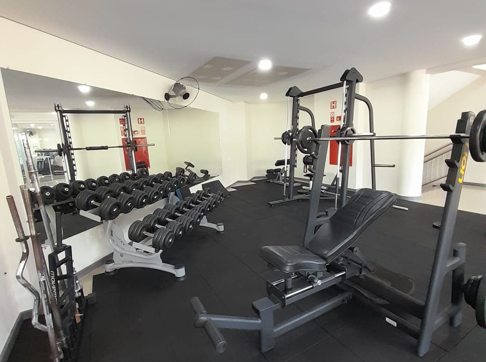 Imagem da estrutura da academia