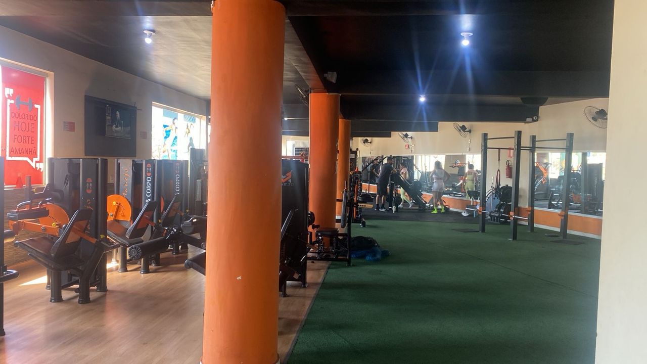 Imagem da estrutura da academia