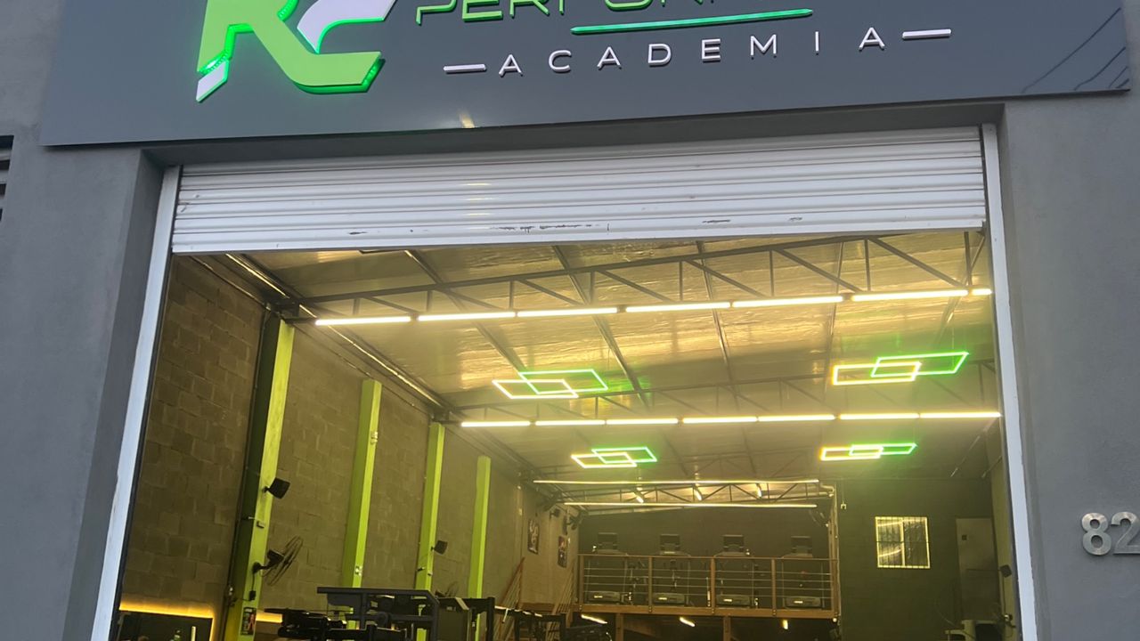 Imagem da estrutura da academia