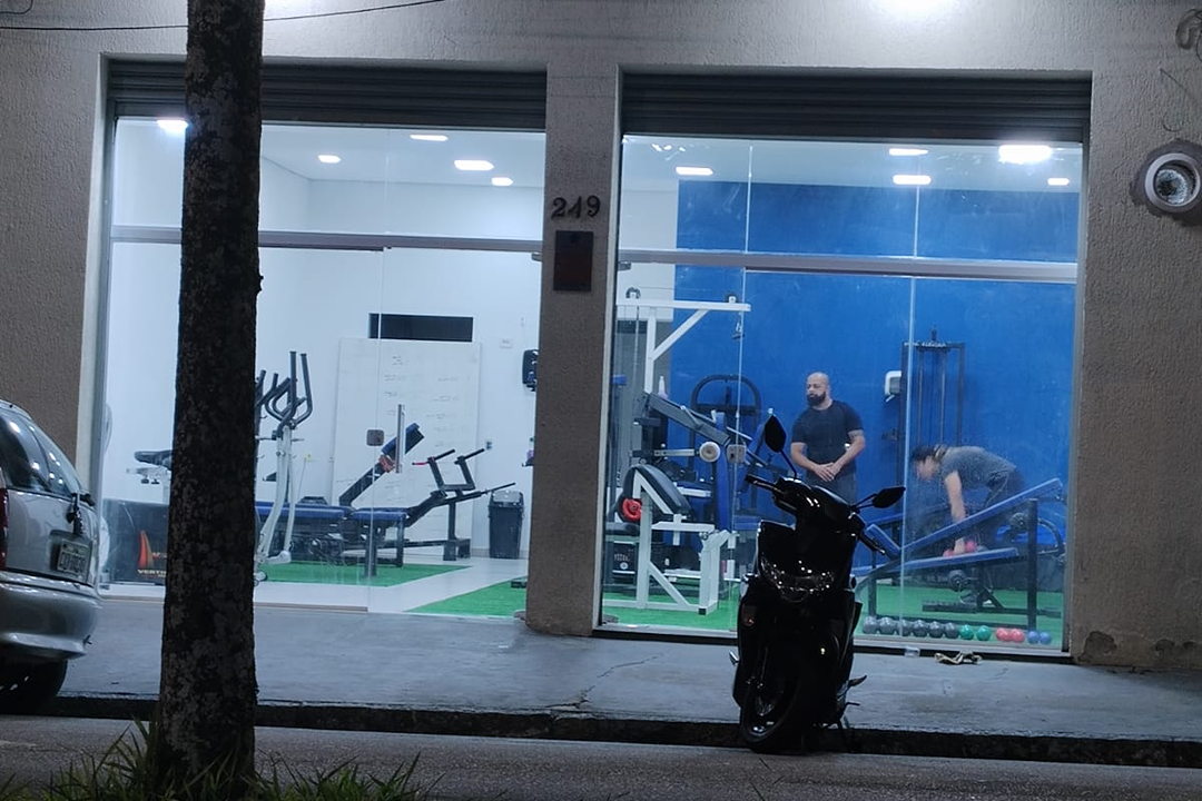 Imagem da estrutura da academia