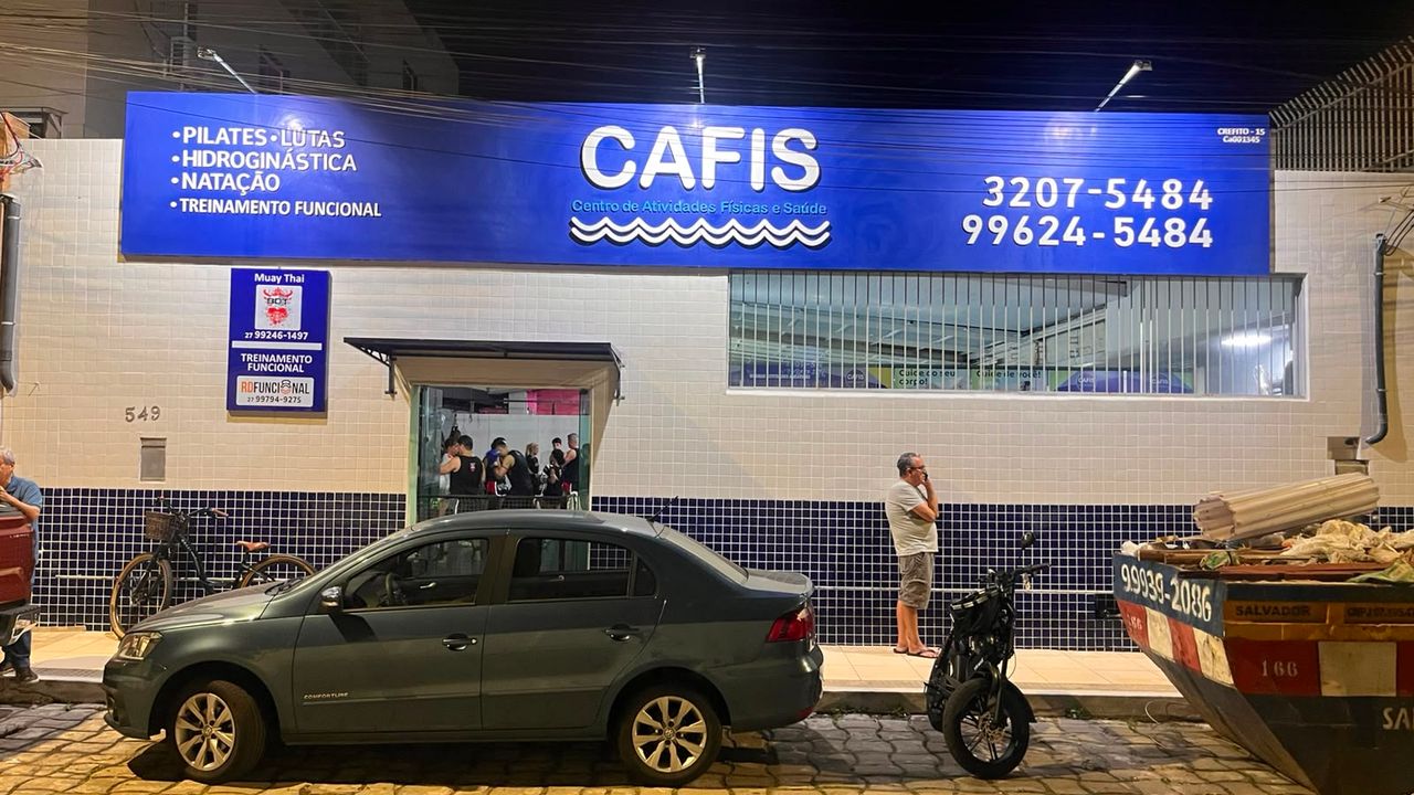 Imagem da estrutura da academia
