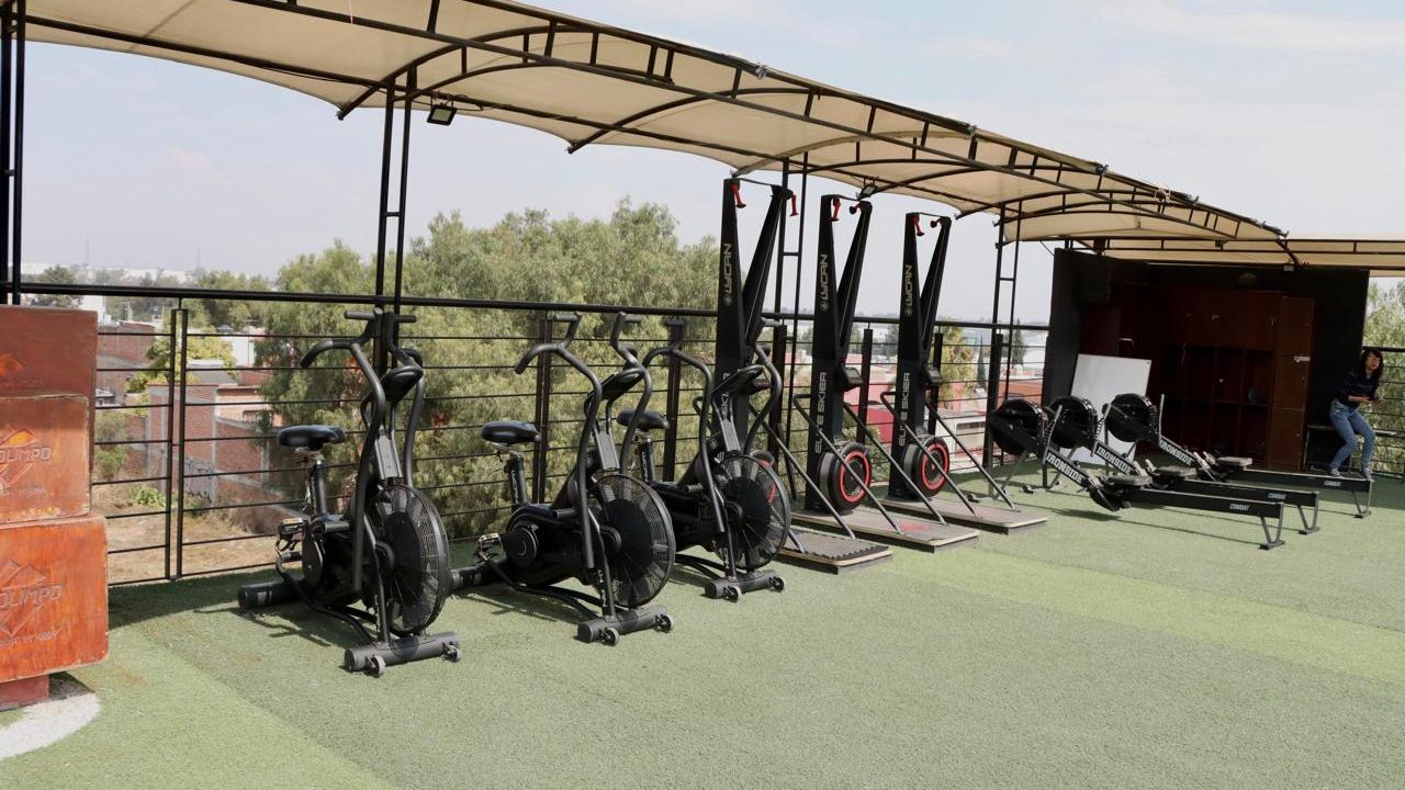 Imagem da estrutura da academia