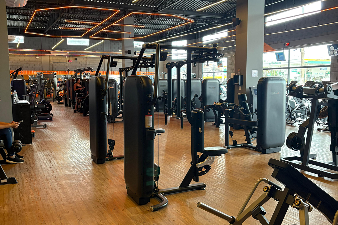 Imagem da estrutura da academia