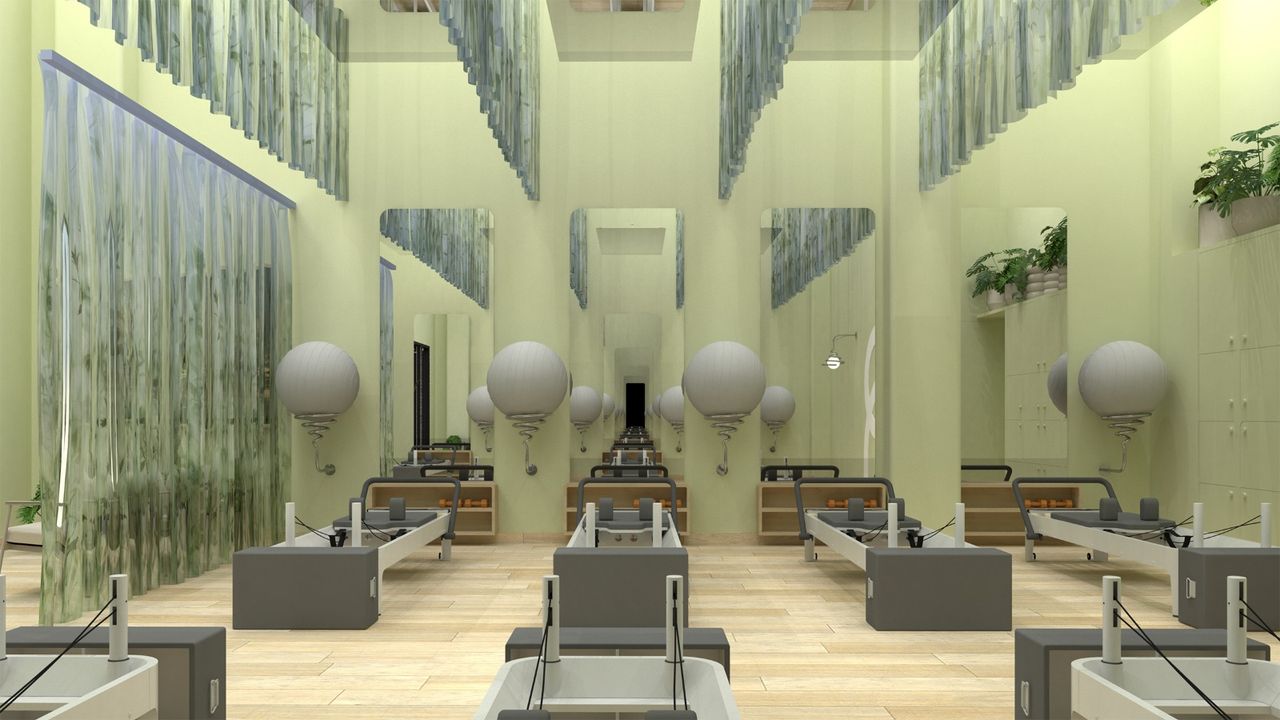 Imagem da estrutura da academia