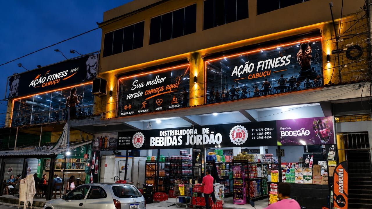 Imagem da estrutura da academia