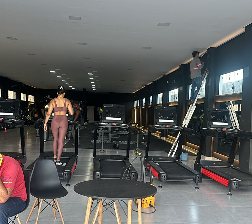 Imagem da estrutura da academia