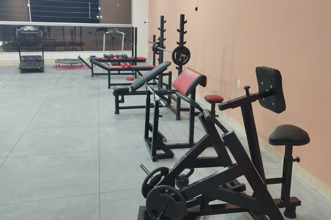 Imagem da estrutura da academia