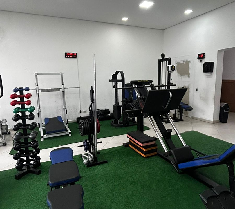 Imagem da estrutura da academia