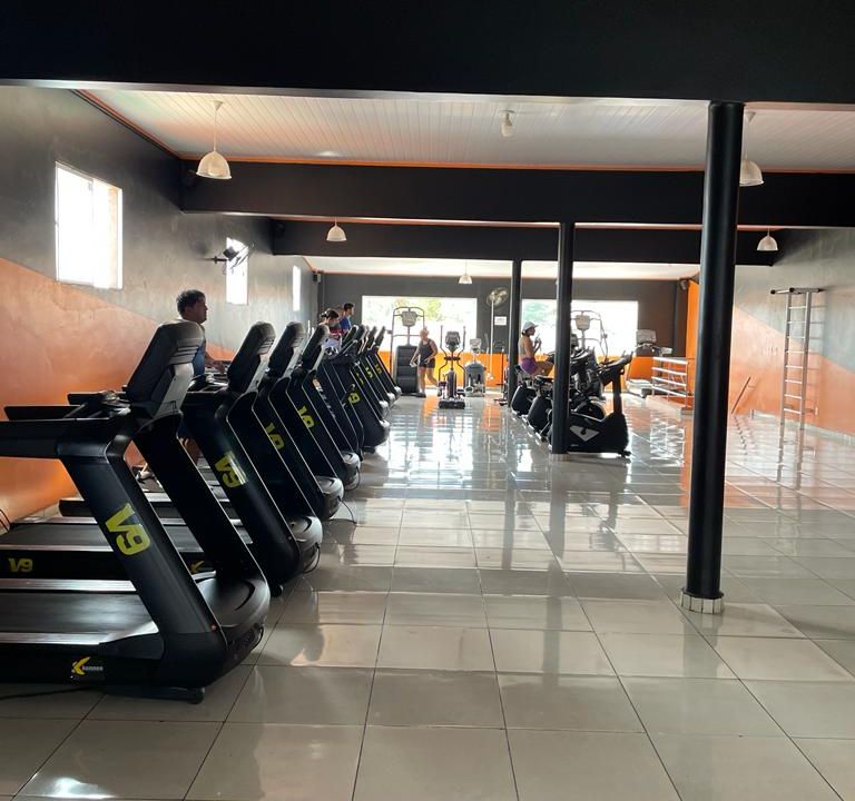 Imagem da estrutura da academia
