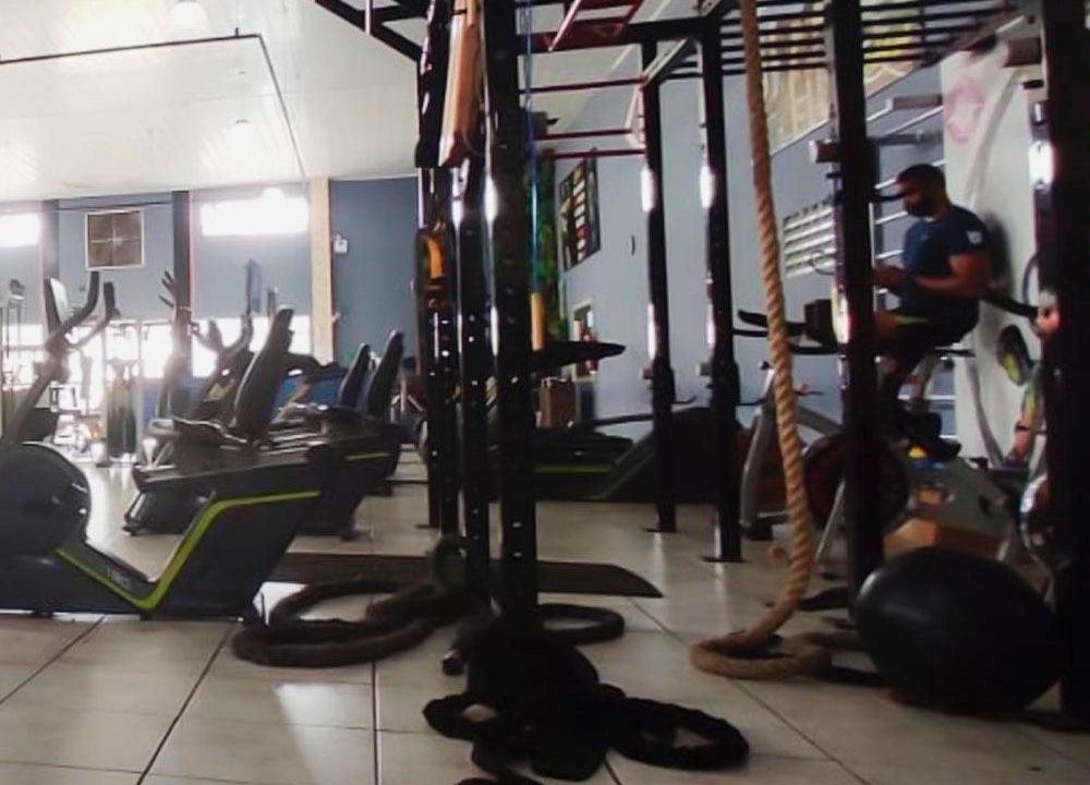 Imagem da estrutura da academia