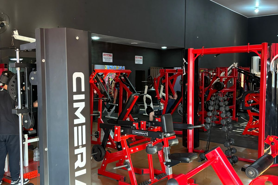 Imagem da estrutura da academia