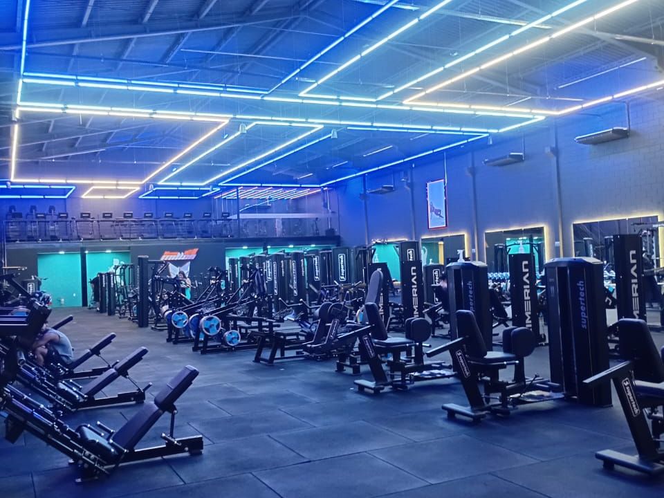 Imagem da estrutura da academia